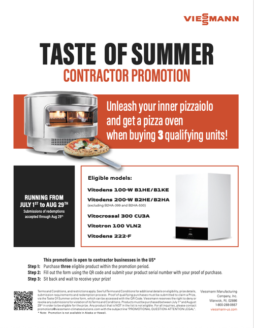Viessmann Taste of Summer Promotion